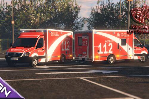 Mercedes-Benz Sprinter Facelift RTW Berliner Feuerwehr